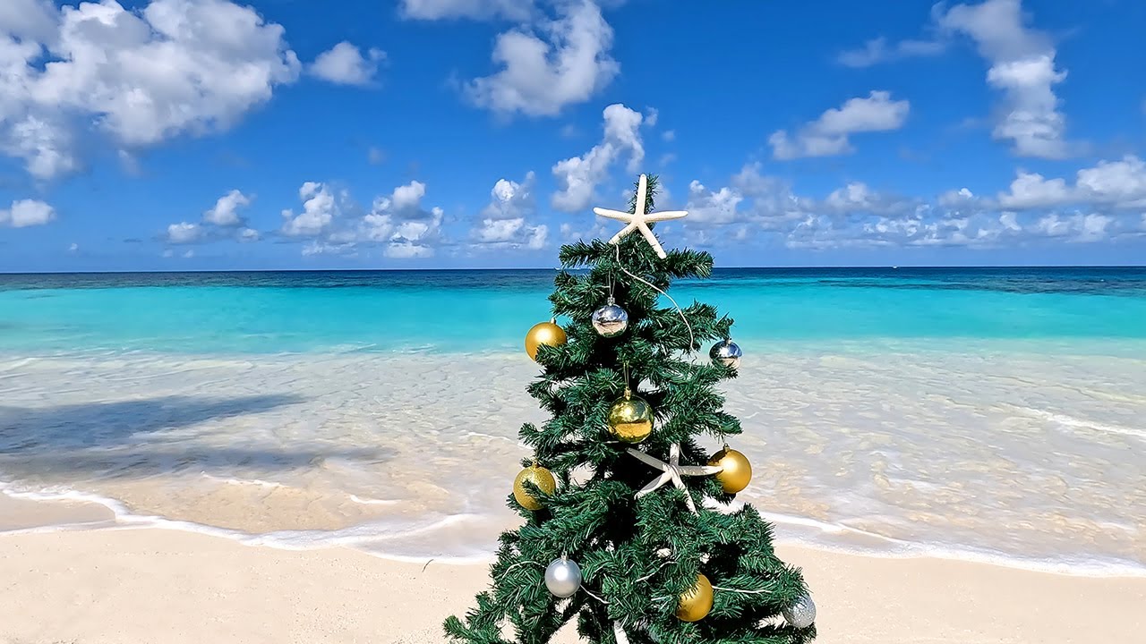 Tropical Christmas: Christmas on The Beach Ambience Video