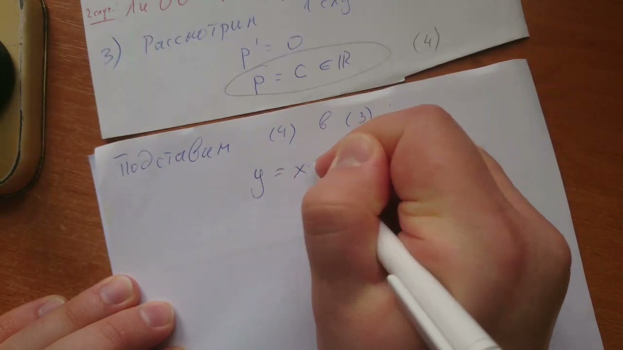 7.3. Как уравнение Клеро помогает решать геометрические задачи