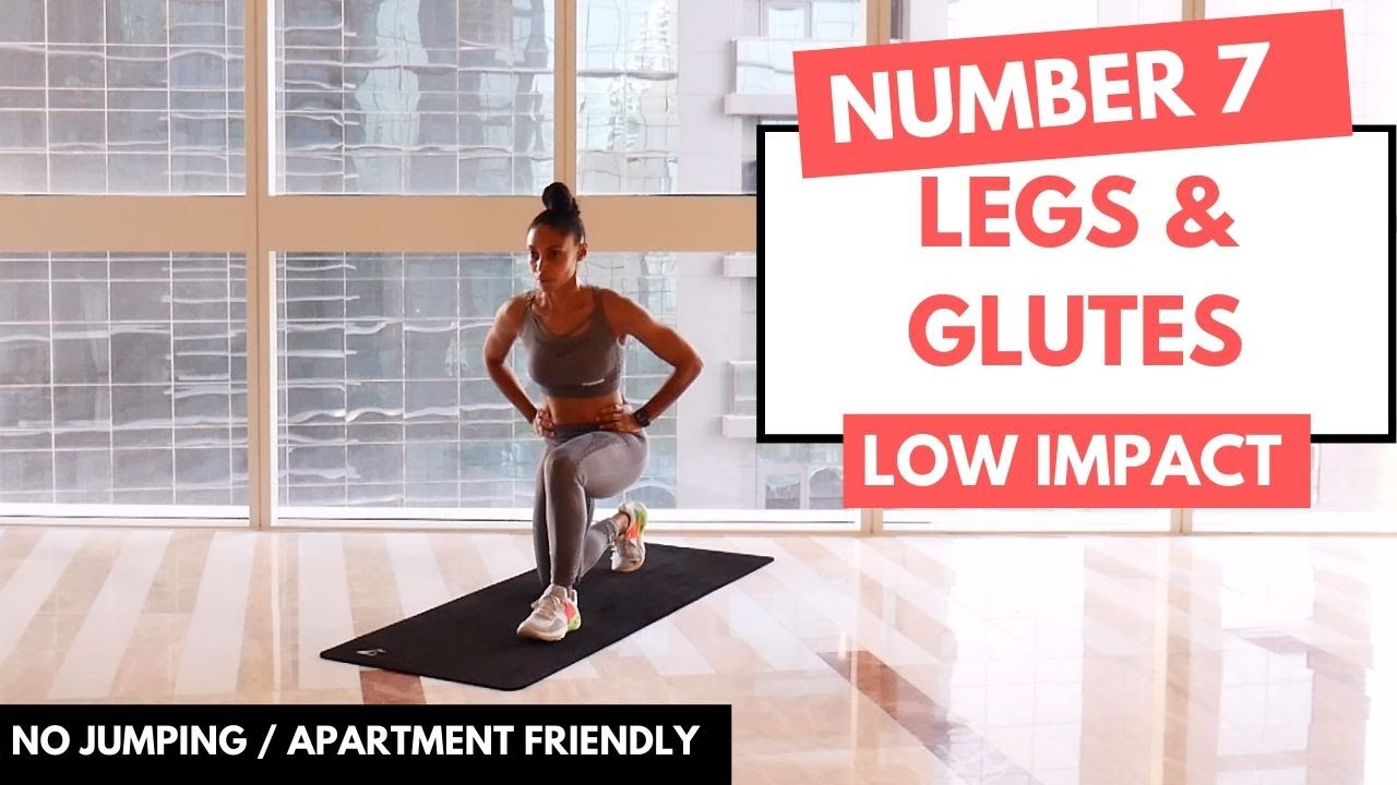 NO JUMPING - LOW IMPACT LEG WORKOUT | Legs & Glutes No.7