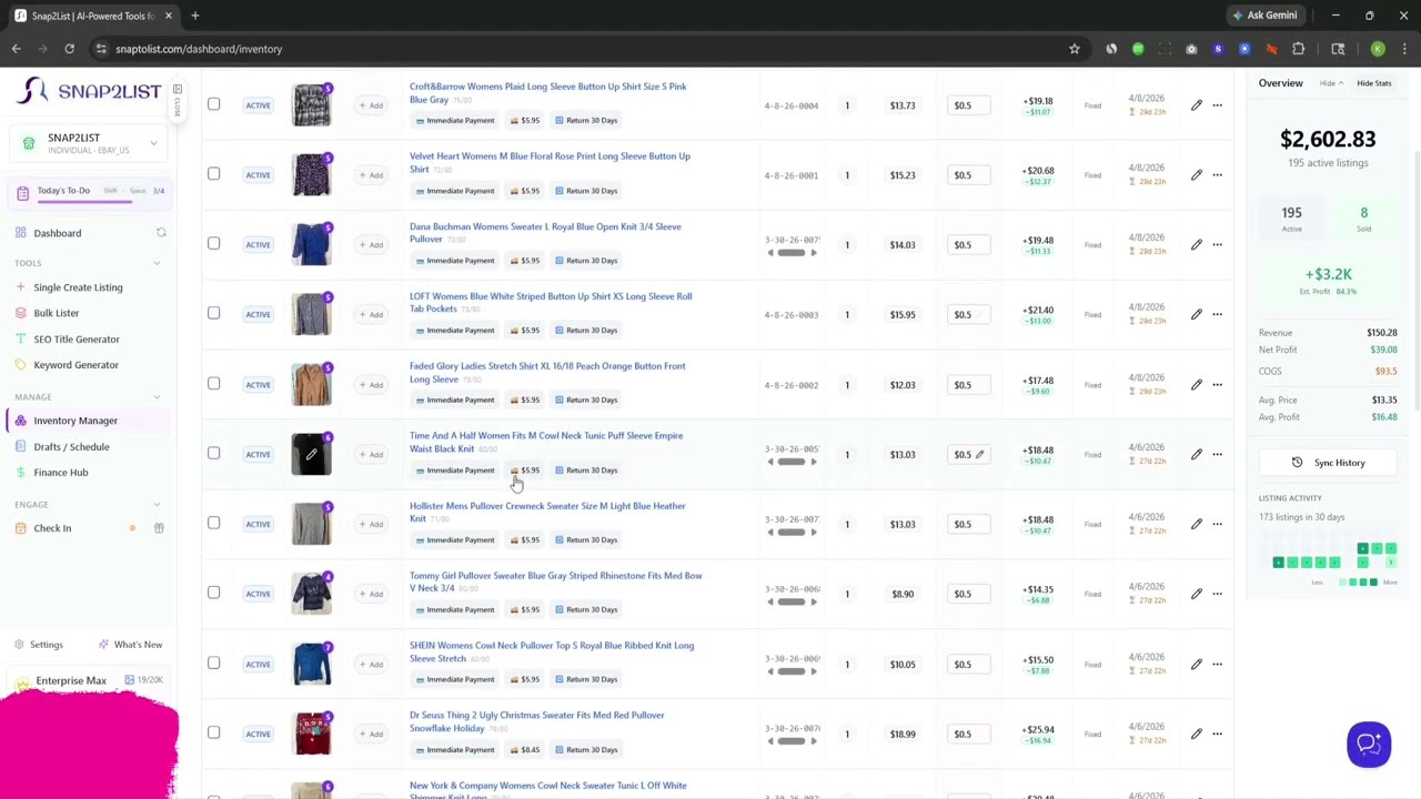 Bulk List eBay Items in Minutes - AI Does It All (Snap2List 2026)