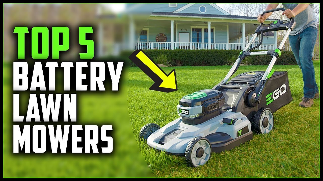Top 5 Best Battery Powered Lawn Mower in 2024 | Review & Buying Guide