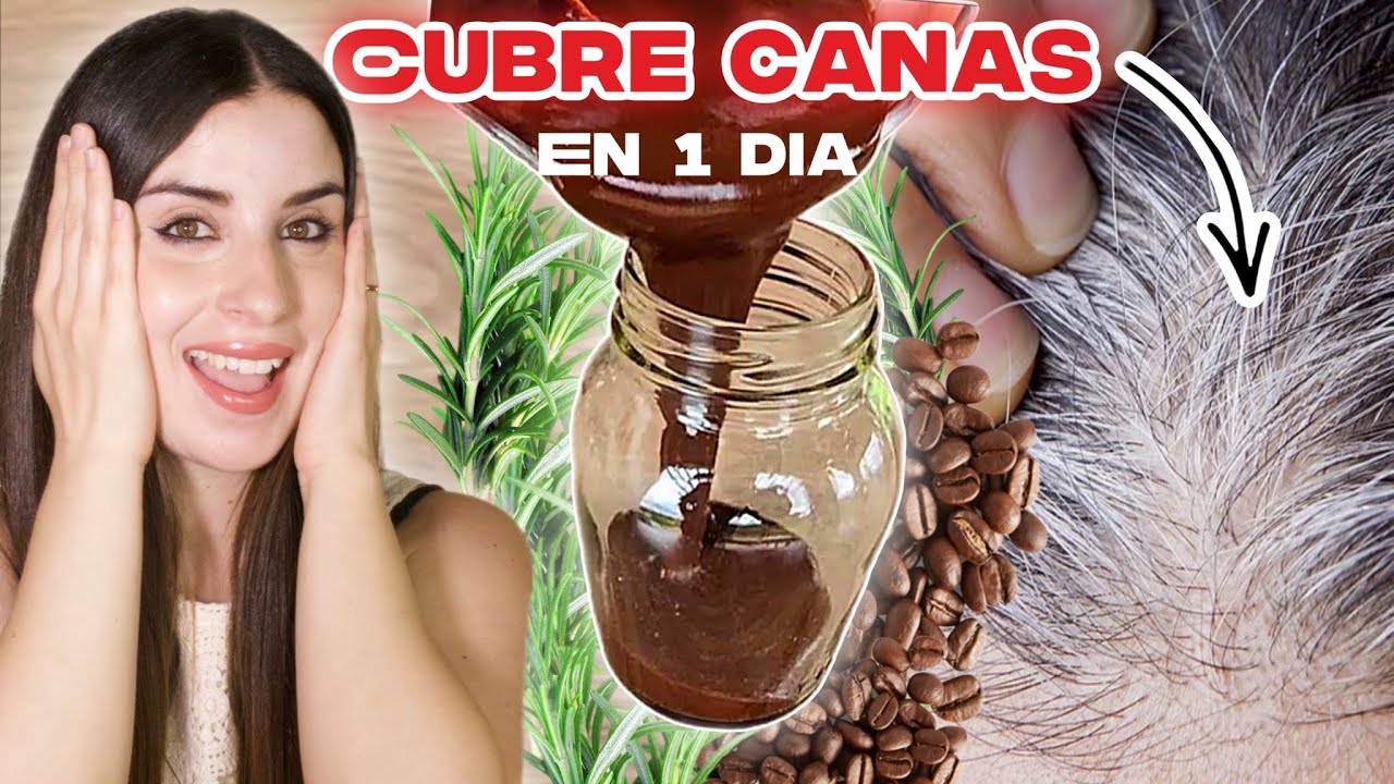 🤎 Te&ntilde;ir el Pelo Marr&oacute;n y Cubrir las Canas de Forma Natural con s&oacute;lo 3 ingredientes!