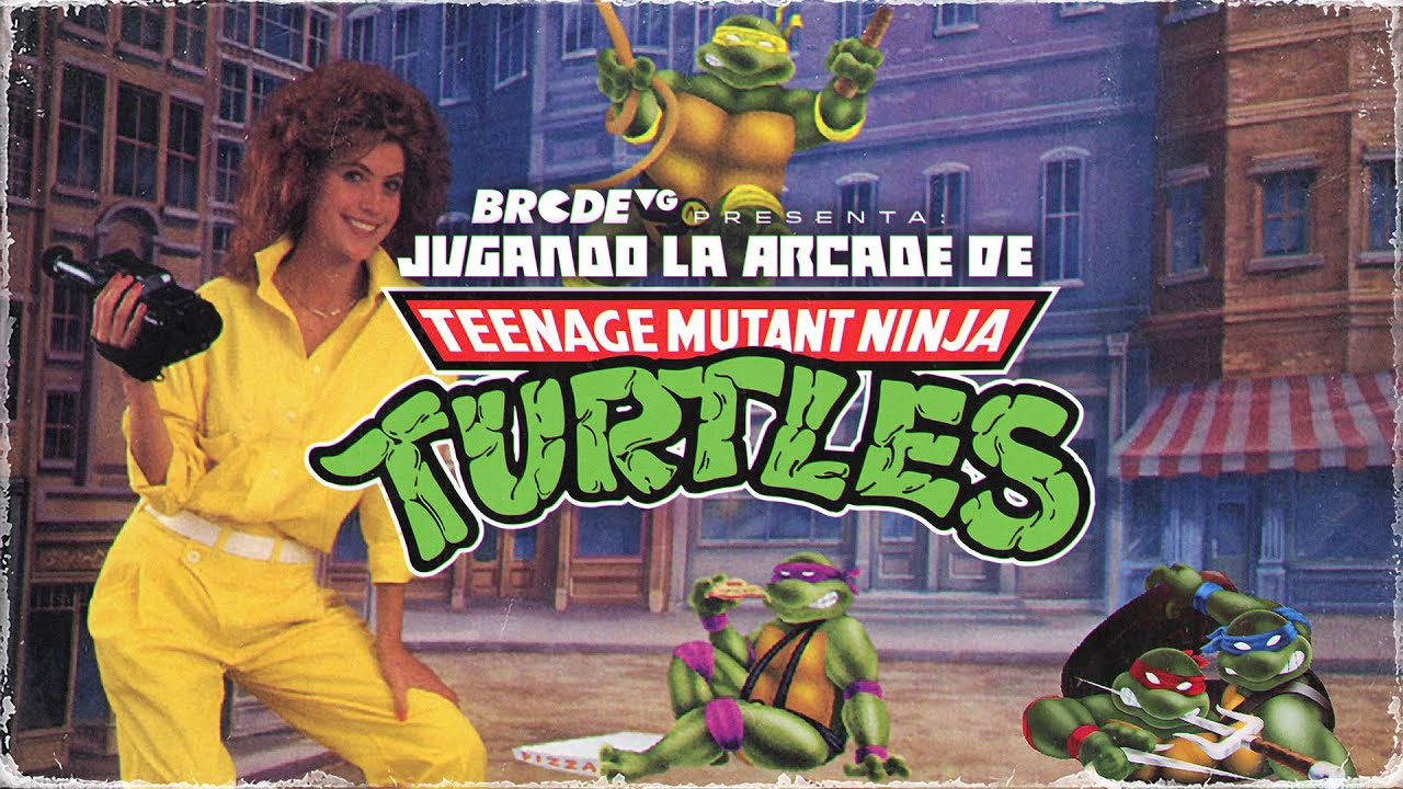 Jugando la arcade de las Tortugas Ninja 🐢🕹️