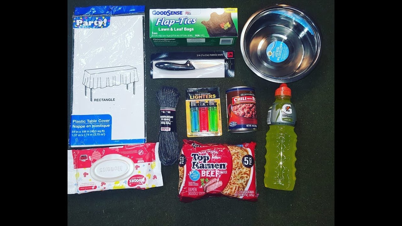 Dollar Store Survival Kit