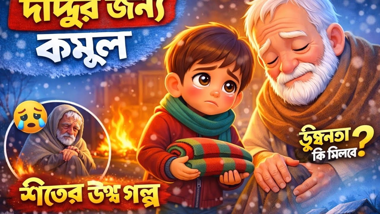 দাদুর জন্য কম্বল — শীতের উষ্ণ গল্প | Emotional Village Story”