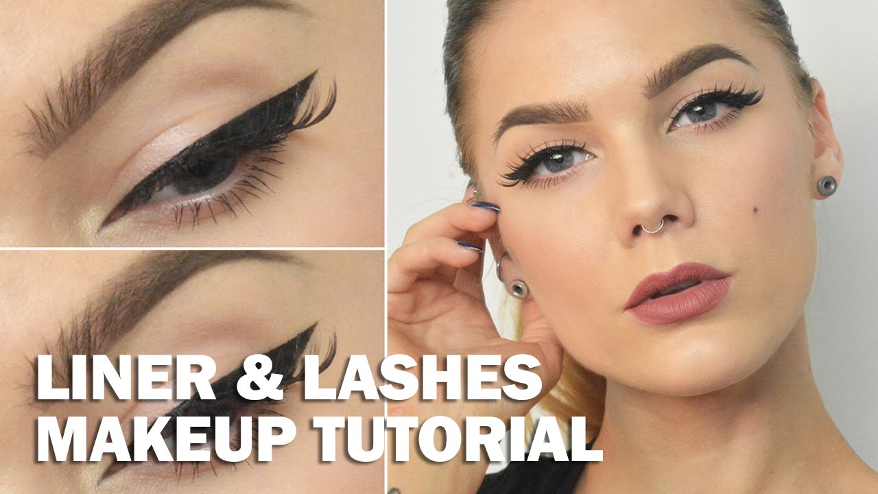 Liner & Lashes (with subs) - Linda Hallberg Makeup Tutorials