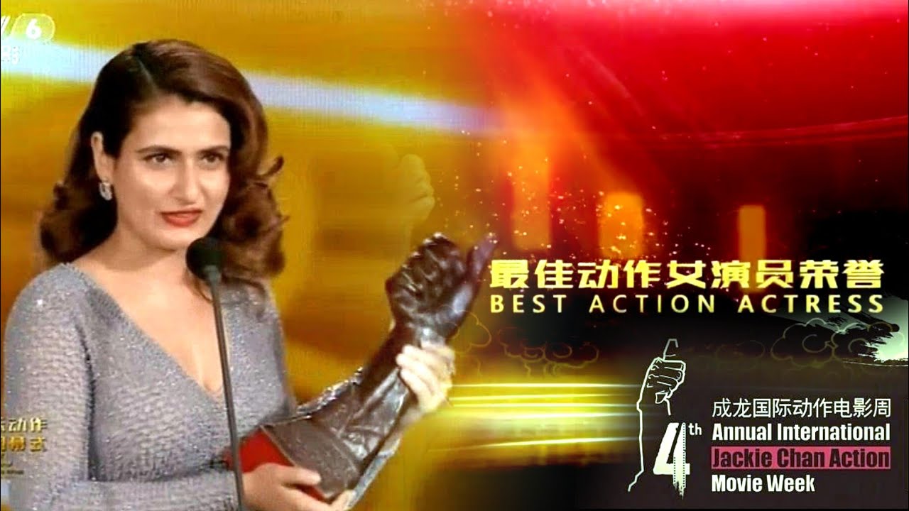 Fatima Sana Shaikh Receives Best Action Award For Dangal | 4th Jackie Chan Action Movie Week