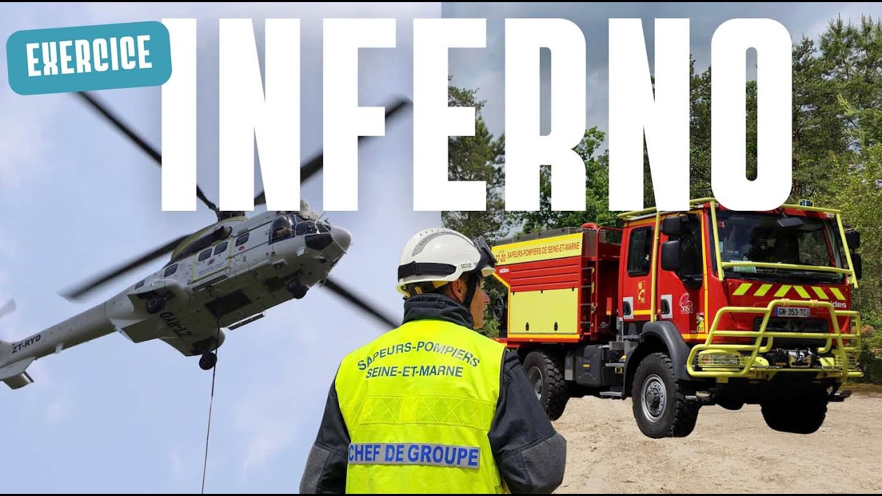 [EXERCICE INFERNO25 EN FORÊT DE FONTAINEBLEAU 🧑‍🚒]