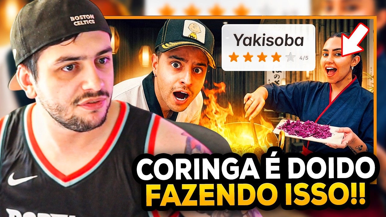 RECEITA do YAKISOBA SECRETO! Melhorei na cozinha? (LOUD CORINGA) - GABE REAGINDO