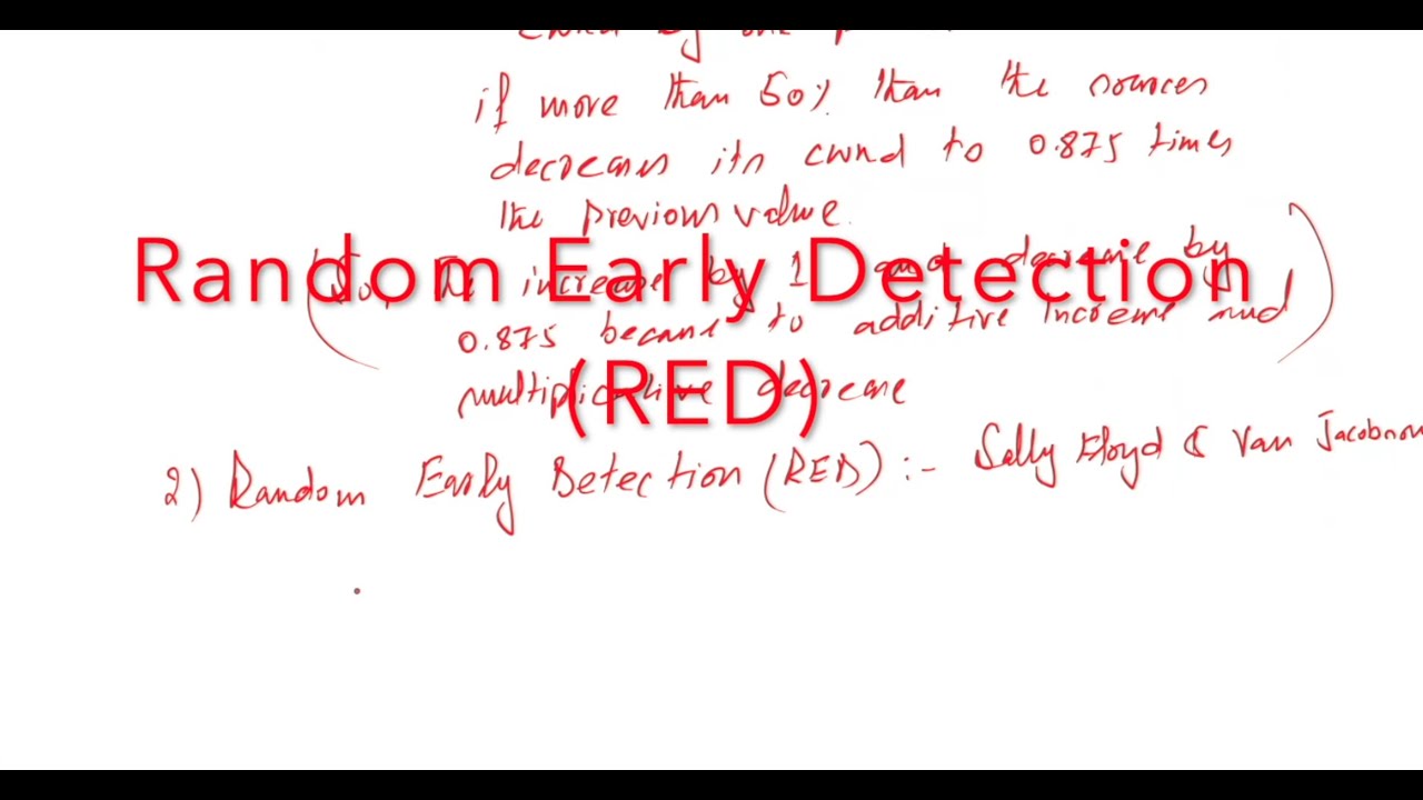 Random Early Detection (RED)
