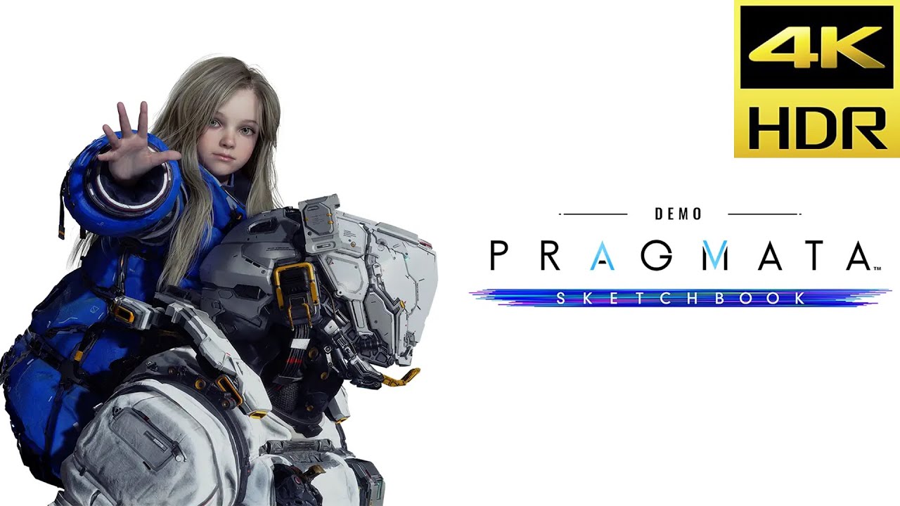 PRAGMATA Sketchbook - Gameplay Demo (4K HDR 60FPS) | PS5 Pro No Commentary