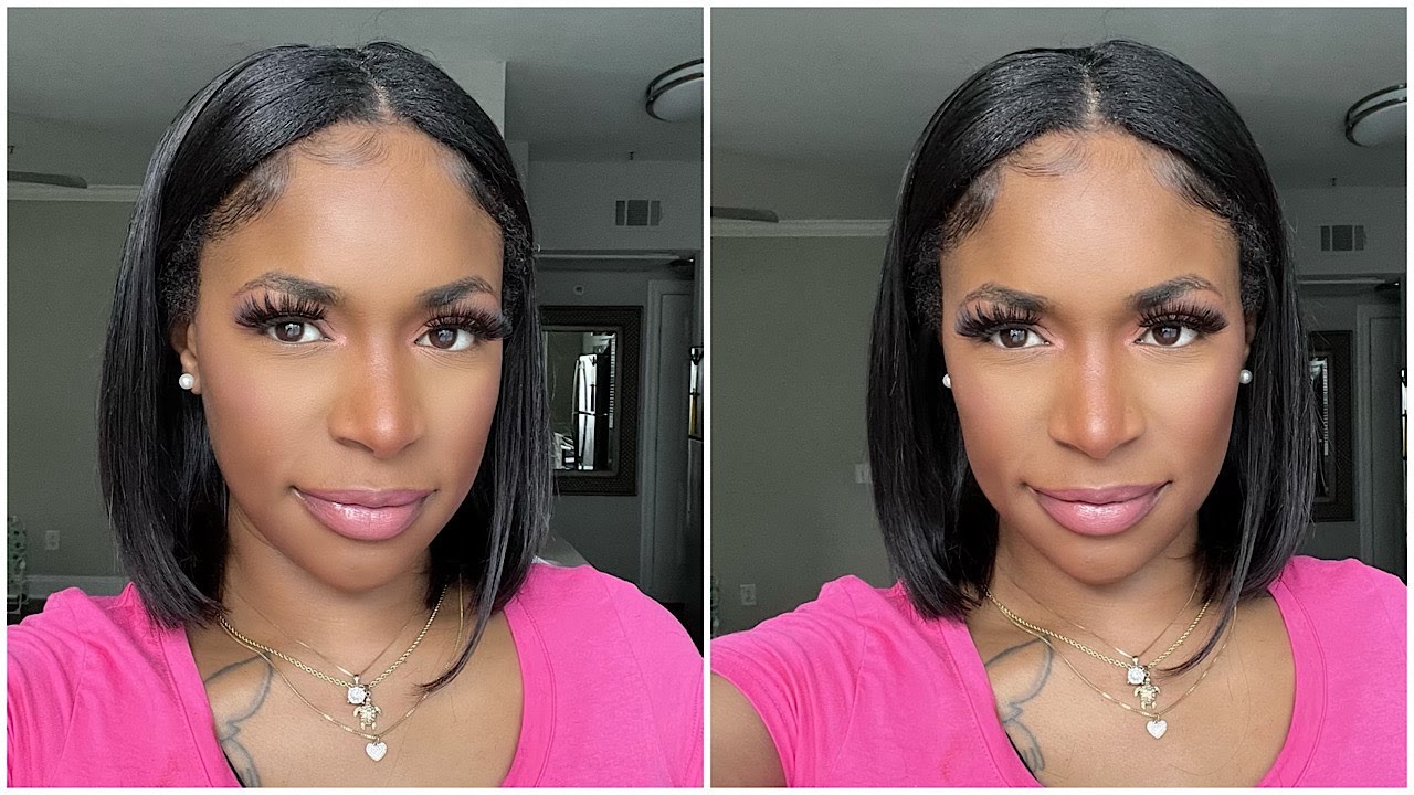 Glueless Summer Bob You Need! Affordable V Part Wig Install ft. Unice Hair