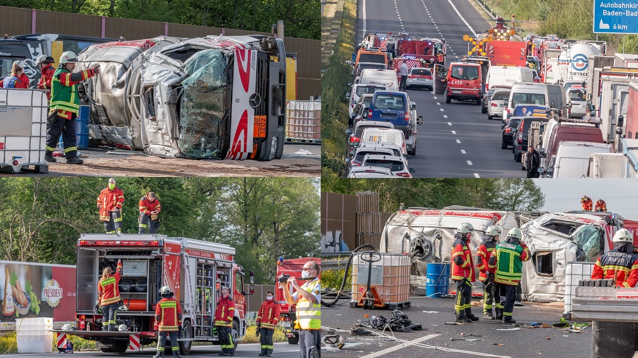[TÖDLICHER GEFAHRGUT-UNFALL] TANKLASTER KIPPT UM, MANN WIRD RAUSGESCHLEUDERT - FEUERWEHR im EINSATZ