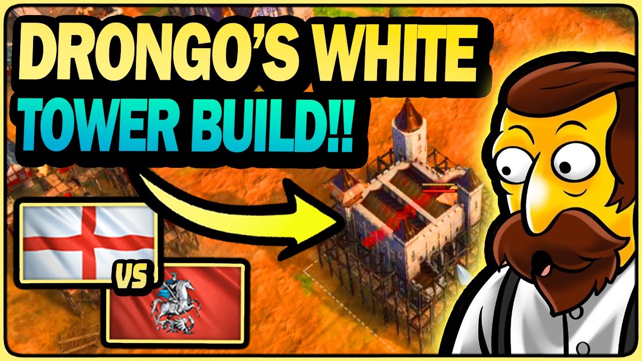 Aussie Drongo's NEW White Tower Build Is Actually Good!! - Age of Empires IV