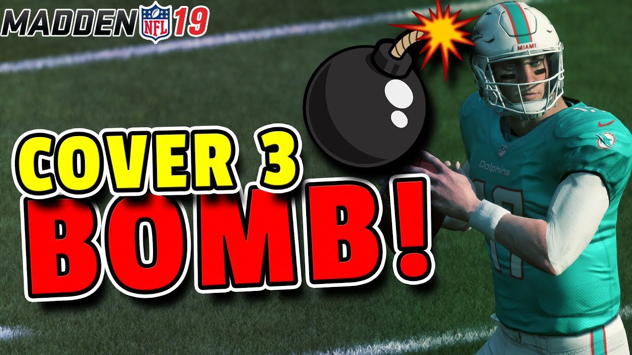 NEW Cover 3 Bomb Concept in Madden 19!