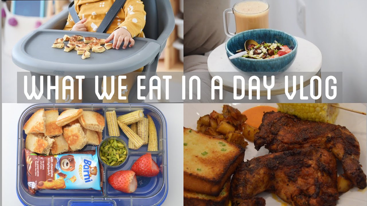 What We Eat In A Day Vlog - Breakfast, Lunch and Lunch Box recipes (4 recipes)