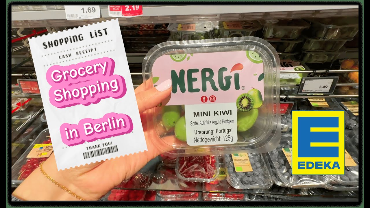 Grocery Shopping in Berlin: EDEKA Supermarket