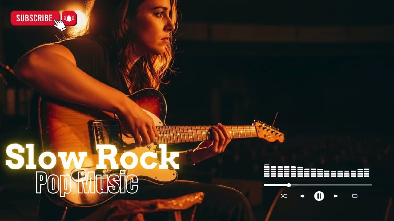 Slow Rock Serenity 🎶 Gentle Guitar Music for Inner Peace