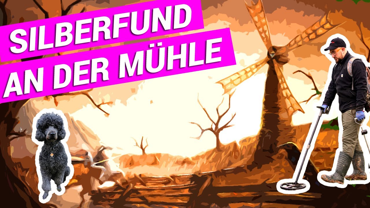 TOP Funde an einer Mühle - Sondeln auf dem Acker mit Hund Metalldetektor Suche alte Silber Münzen