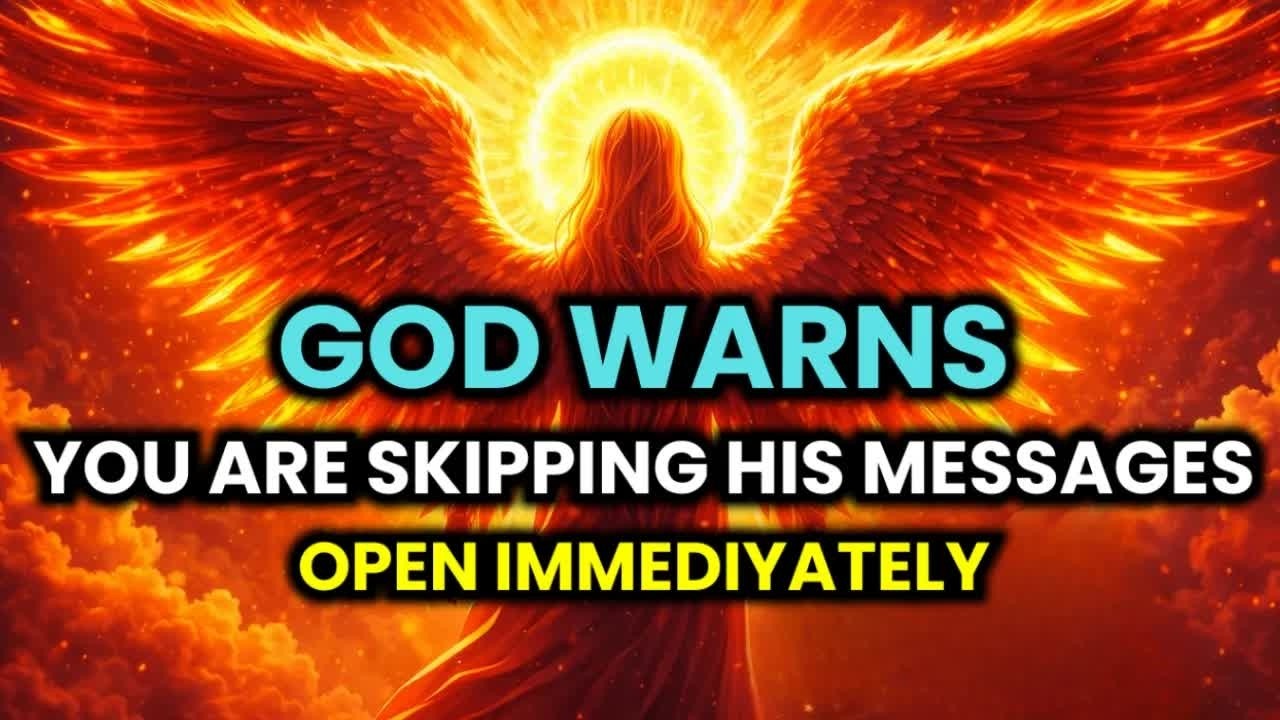 ✝️ ♾️GOD IS ANGRY I’VE BEEN TRYING TO REACH YOU FOR DAYS BUT YOU KEEP SKIPPING MY MESSAGES! OPEN