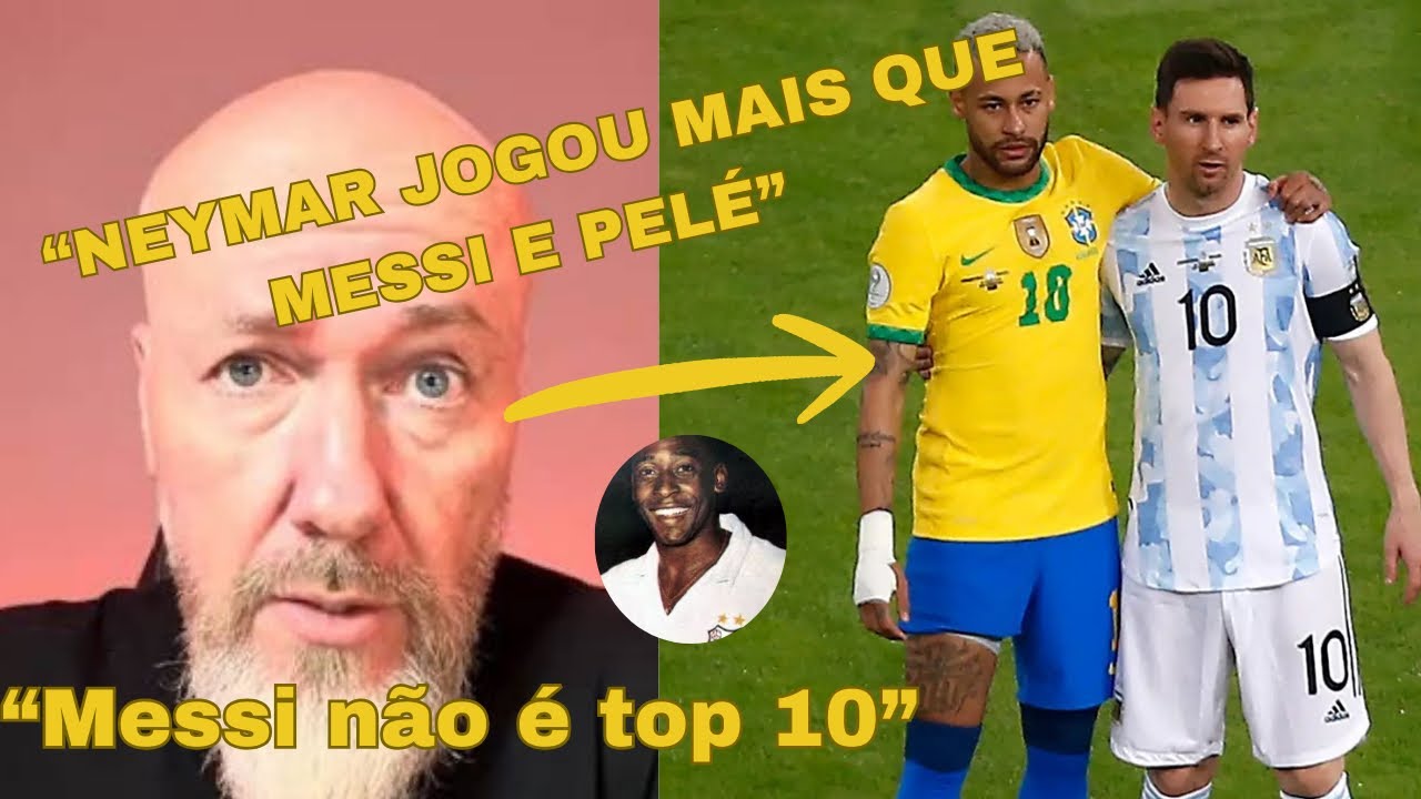 🔥😱NEYMAR MAIOR QUE MESSI E PELE, MESSI NÃO PEGA TOP 10 MELHORES DO MUNDO!!😱🤯
