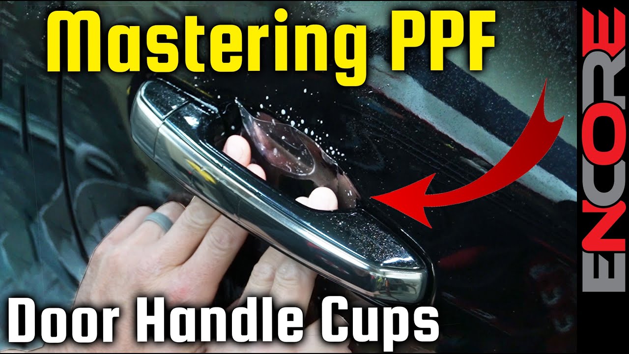 How To PPF Door Handle Cup Protectors - Paint Protection Film Installation