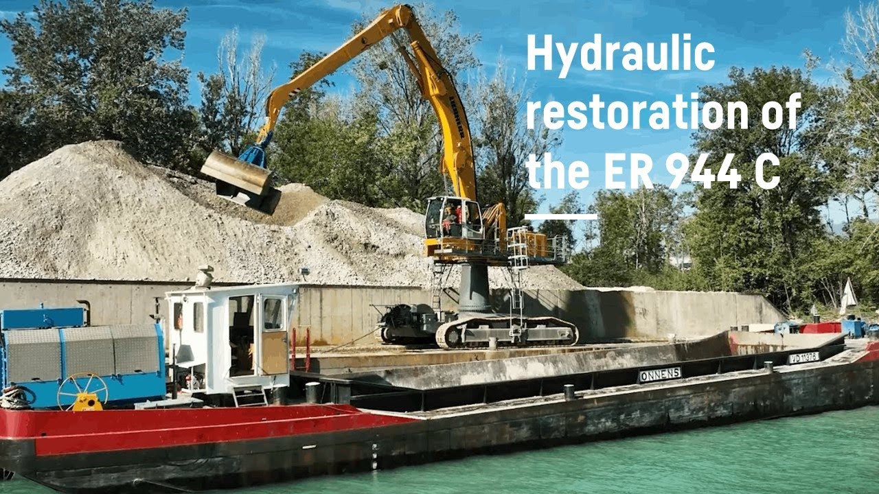Complete hydraulic restoration of the Liebherr ER 944 C electric material handling machine