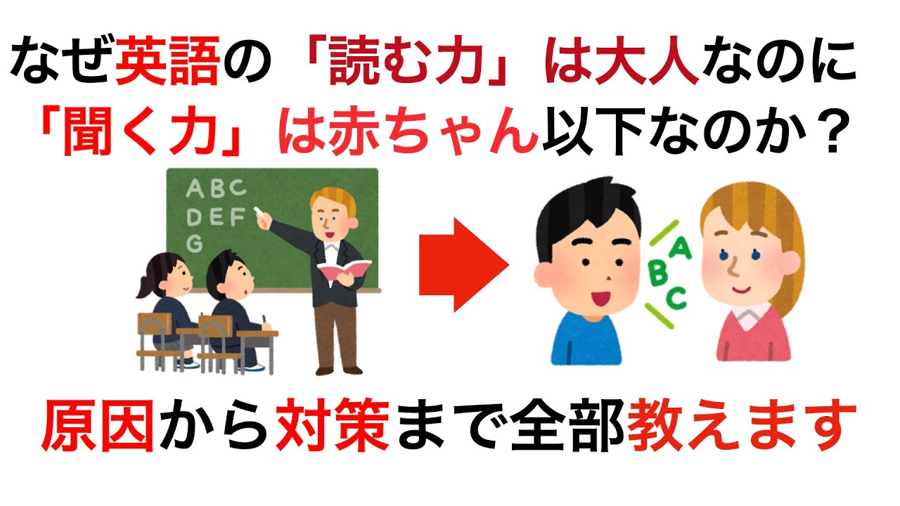 【衝撃の英会話】英語が聞き取れない原因は「左脳」でした。