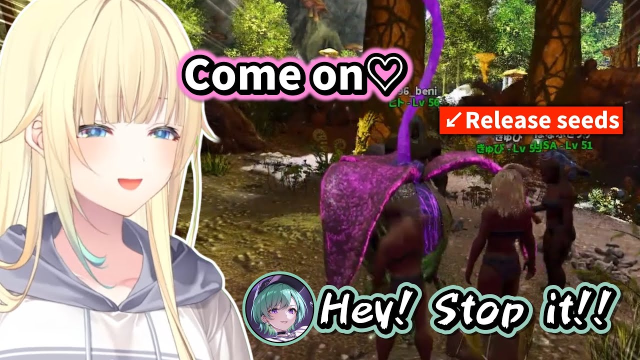 【Vspo/Eng Sub】Emataso cheers the plants and makes them release seeds.