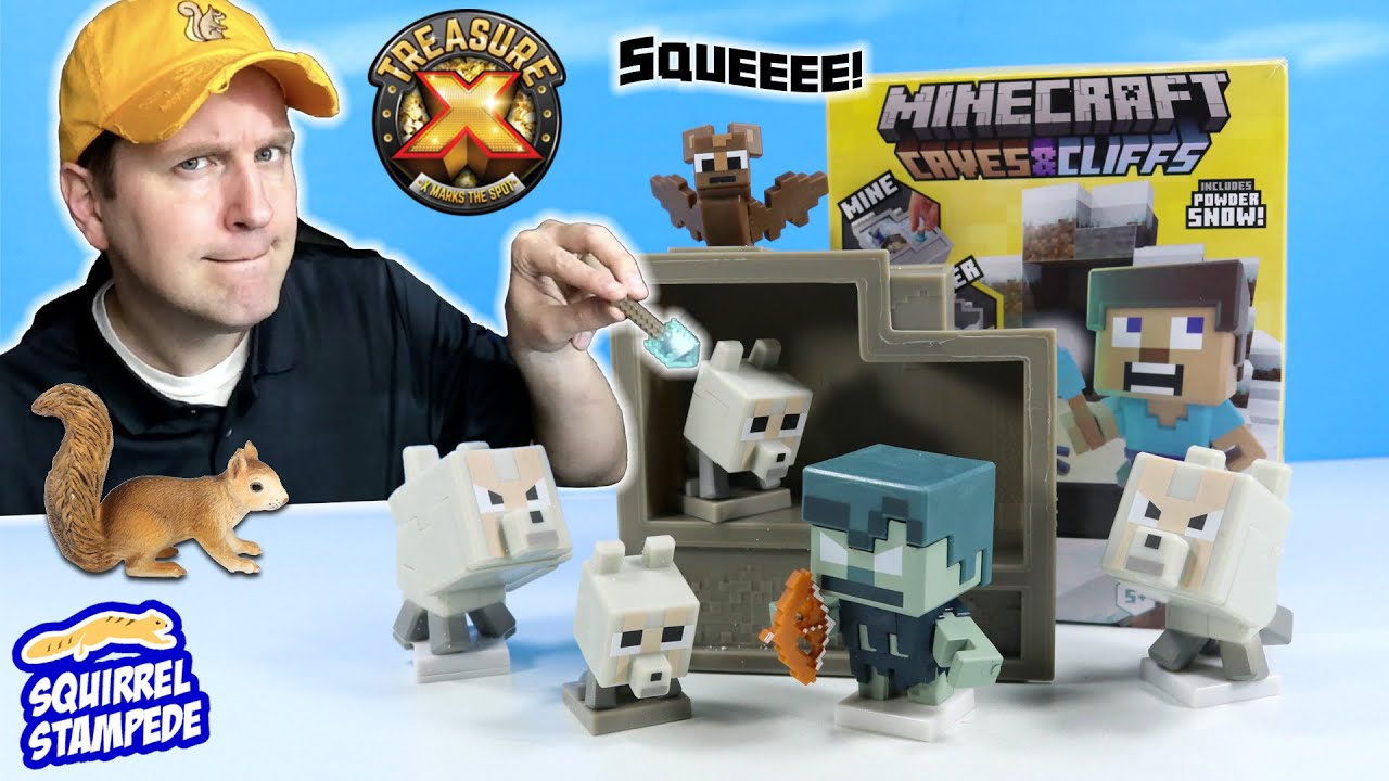 Treasure X Minecraft Caves & Cliffs Сколько золотых часов может найти белка?