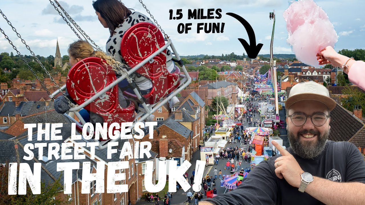 I Visited the Longest Street Fair in the UK! 🎡