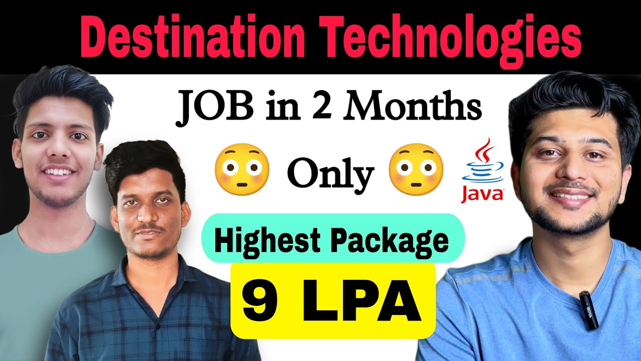 Destination Technologies: Best Institute For Software Development Course | On-campus placement!