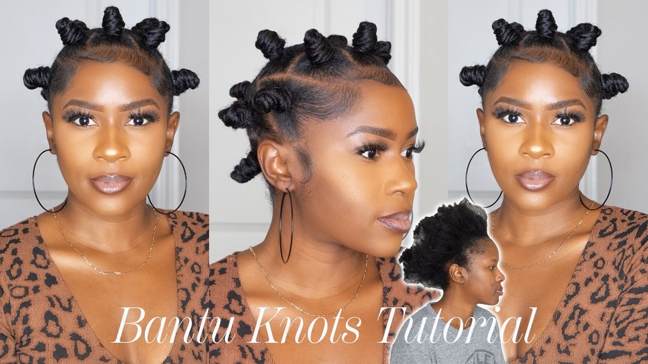 How To Do Bantu Knots On Short Type 4 Natural Hair!! Easy Beginner Friendly Tutorial!!!