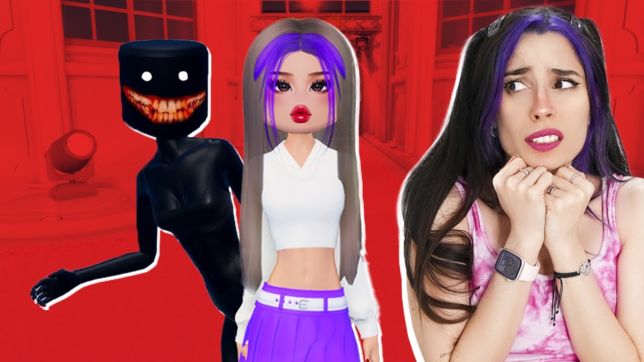 PROBANDO MITOS DE TERROR EN DRESS TO IMPRESS ROBLOX