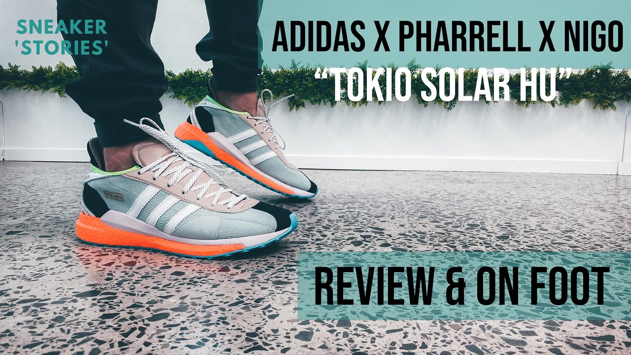 Pharrell Sent Me Kicks!!! Adidas x Pharrell x Nigo - Tokio Solar Hu (Review + On Foot)