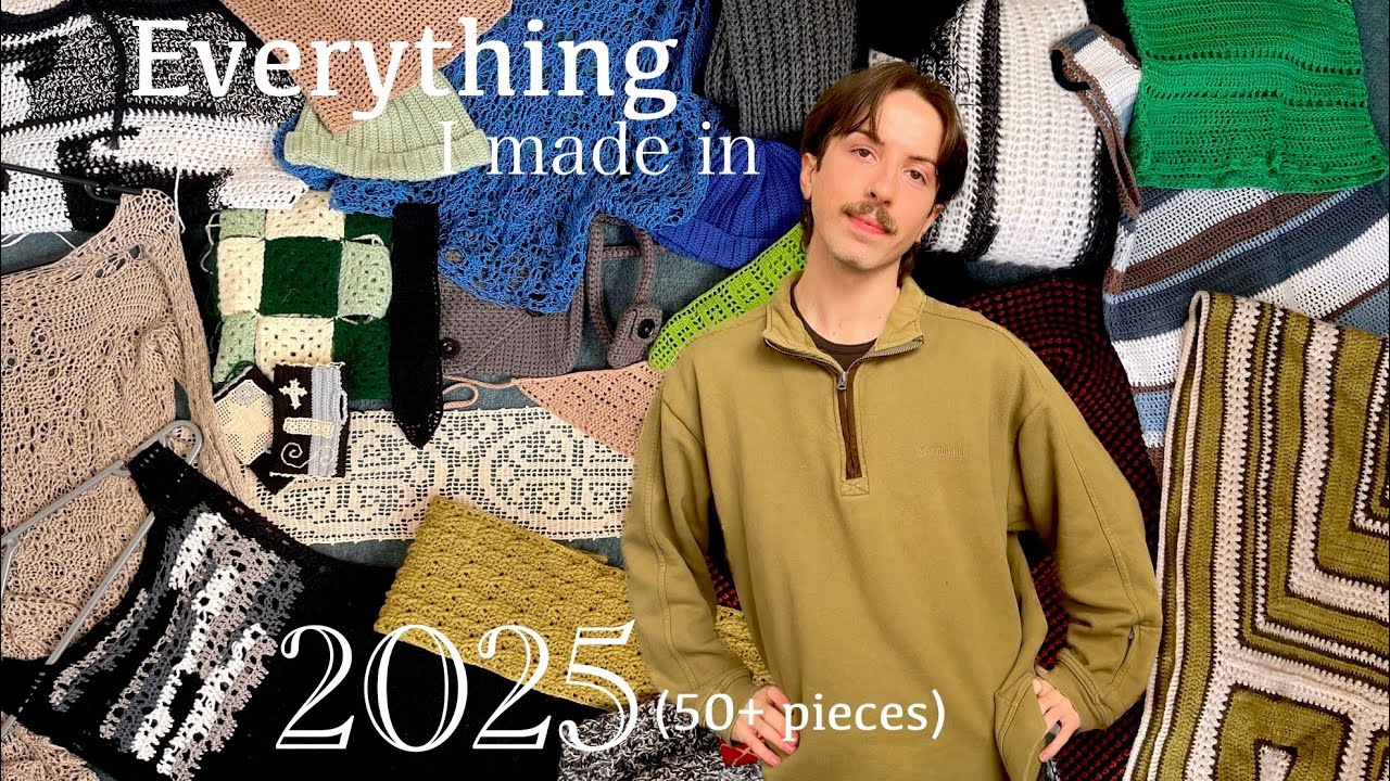 Всё, что я связала крючком в 2025 году!