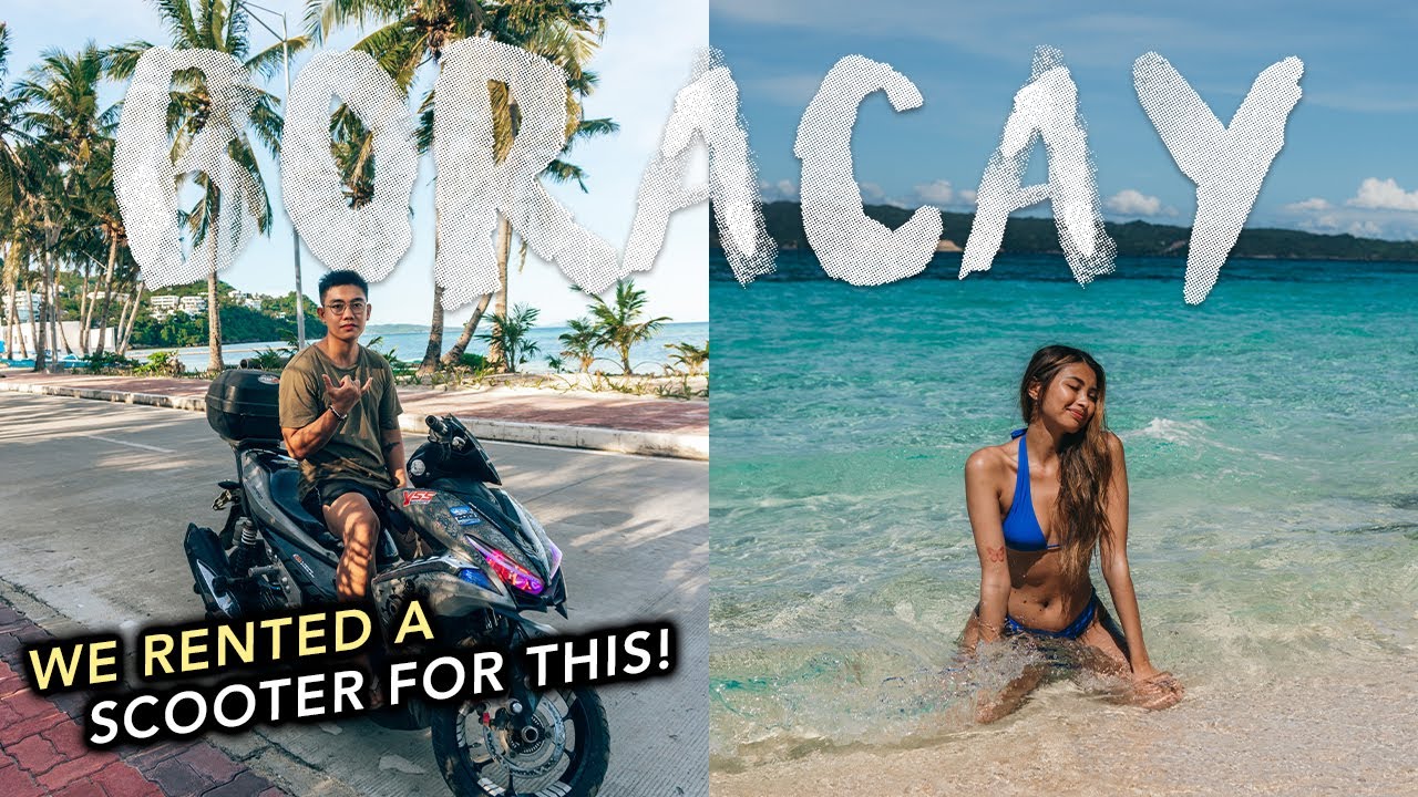 Exploring BORACAY ISLAND on a SCOOTER! 🛵