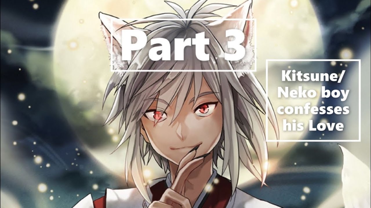 ASMR Kitsune/Neko boy confesses his love for you! [Kisses/Cuddles/Male x Listener]