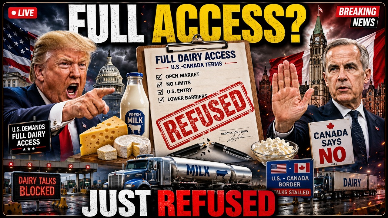 Trump Demanded Full Dairy Access &mdash; Canada's Negotiators JUST Refused