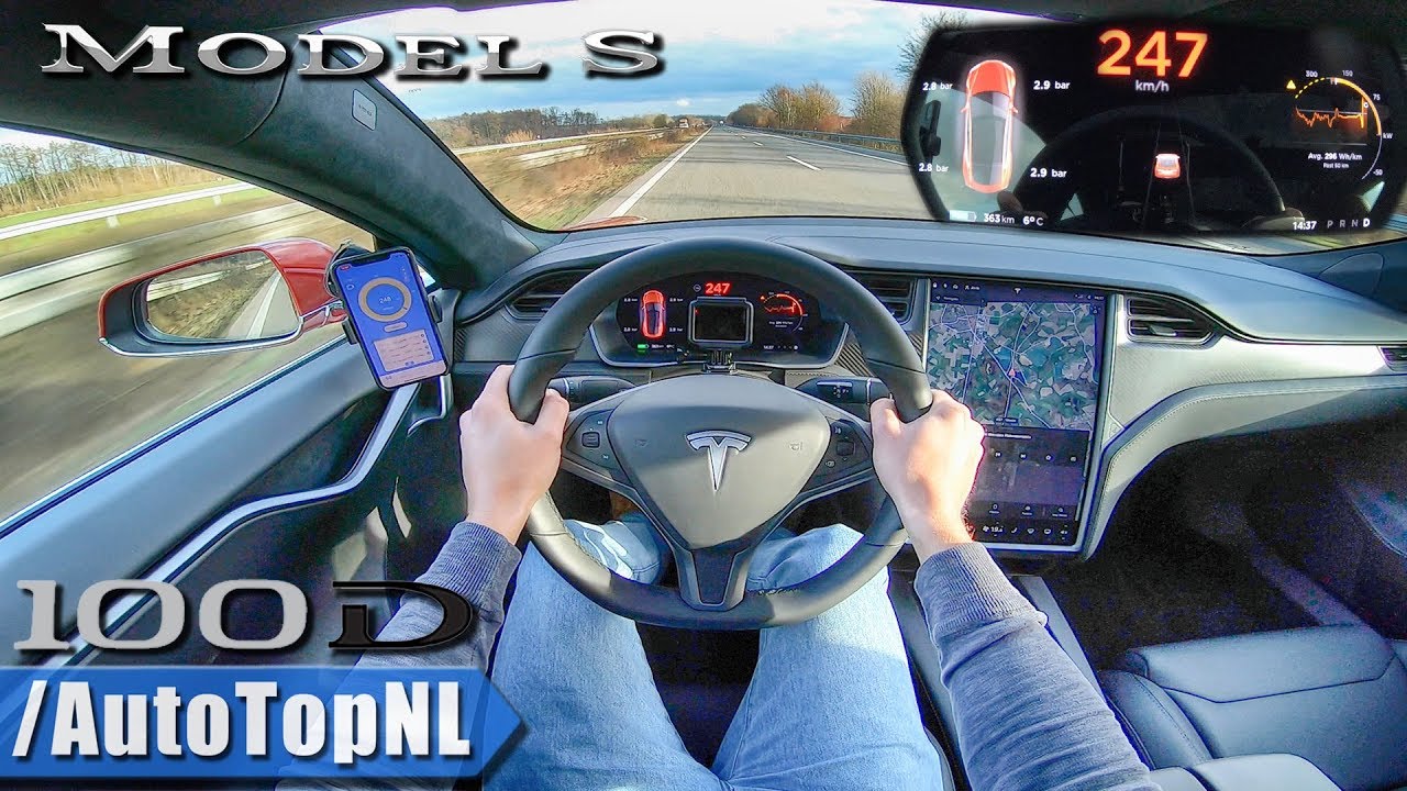 2019 TESLA MODEL S 100D 247km/h AUTOBAHN POV by AutoTopNL