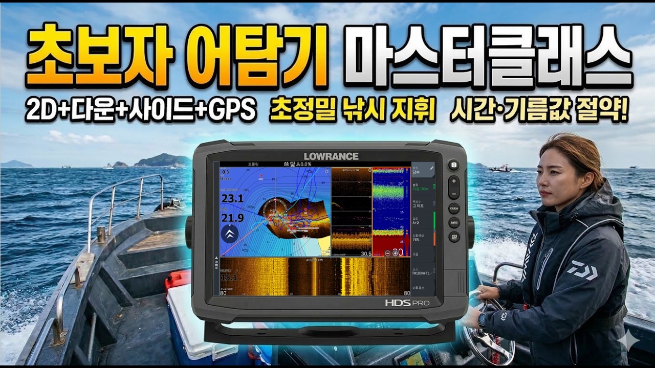 초보자 어탐기 마스터클래스(2d 다운스캔 사이드이미지 해도 사용법) #로렌스 #가민 #어탐 #어탐기 #어군탐지기 #보는법 #사용법 #어선 #유어선 #경기국제보트쇼