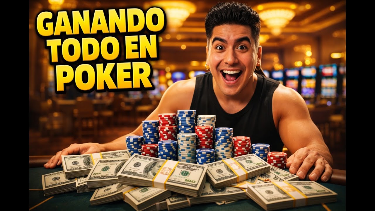ASI GANÉ 50K jugando POKER - SiDeRaL