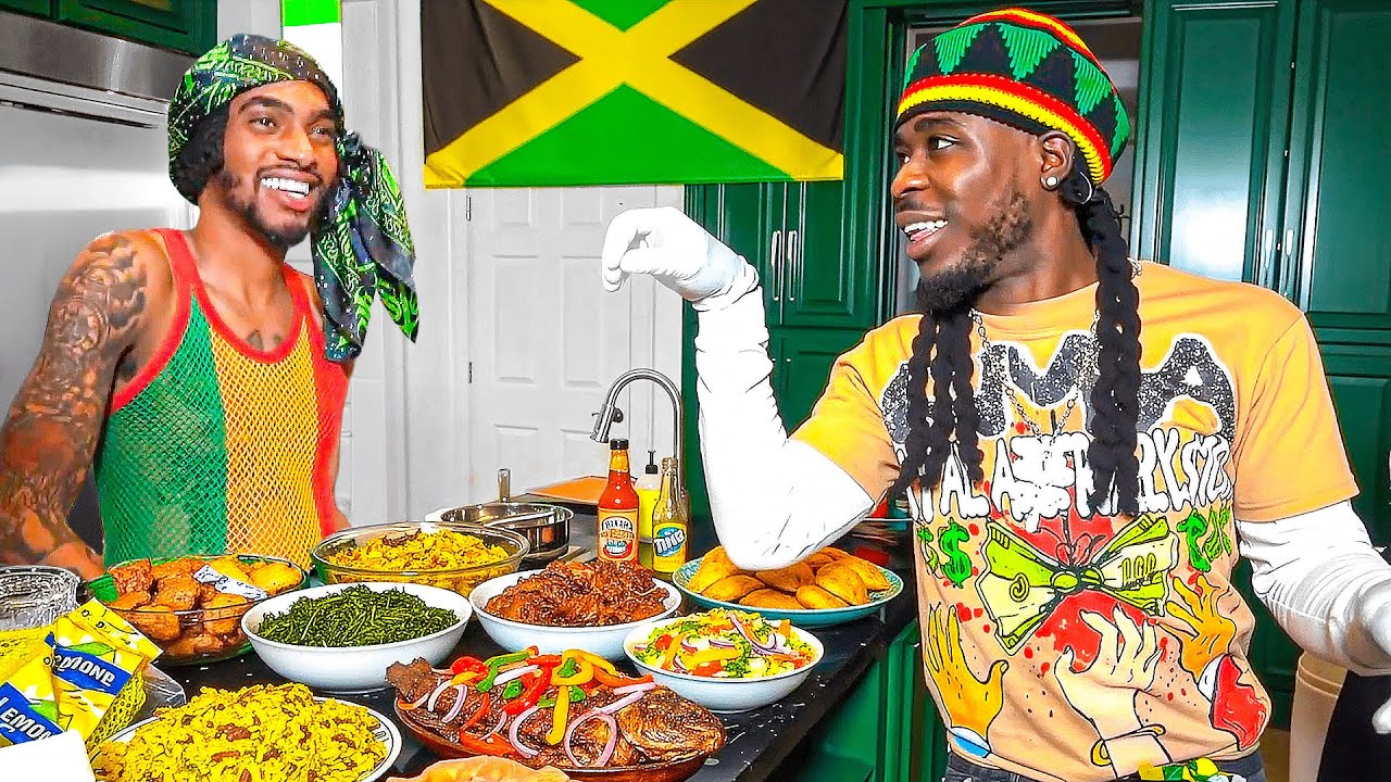 Punga Makes Jamaican Food With Swiiss Lee & Hauto!