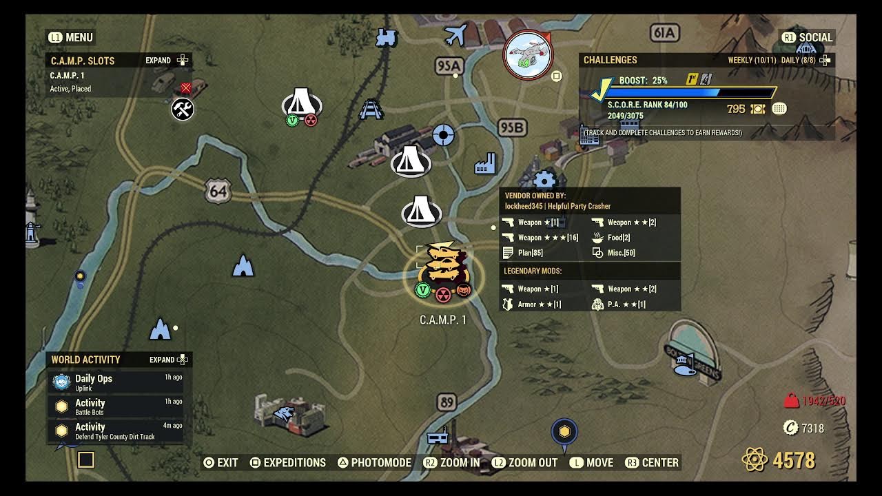 Fallout 76 LIVE HELPING NEW PLAYERS,INVADERS FROM BEYOND GRIND, RAIDS?