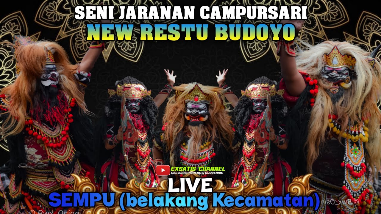 🔴 Live  JARANAN CAMPURSARI NEW RESTU BUDOYO, SEMPU (Belakang Kecamatan). MAFIA SAYUR PRO AUDIO