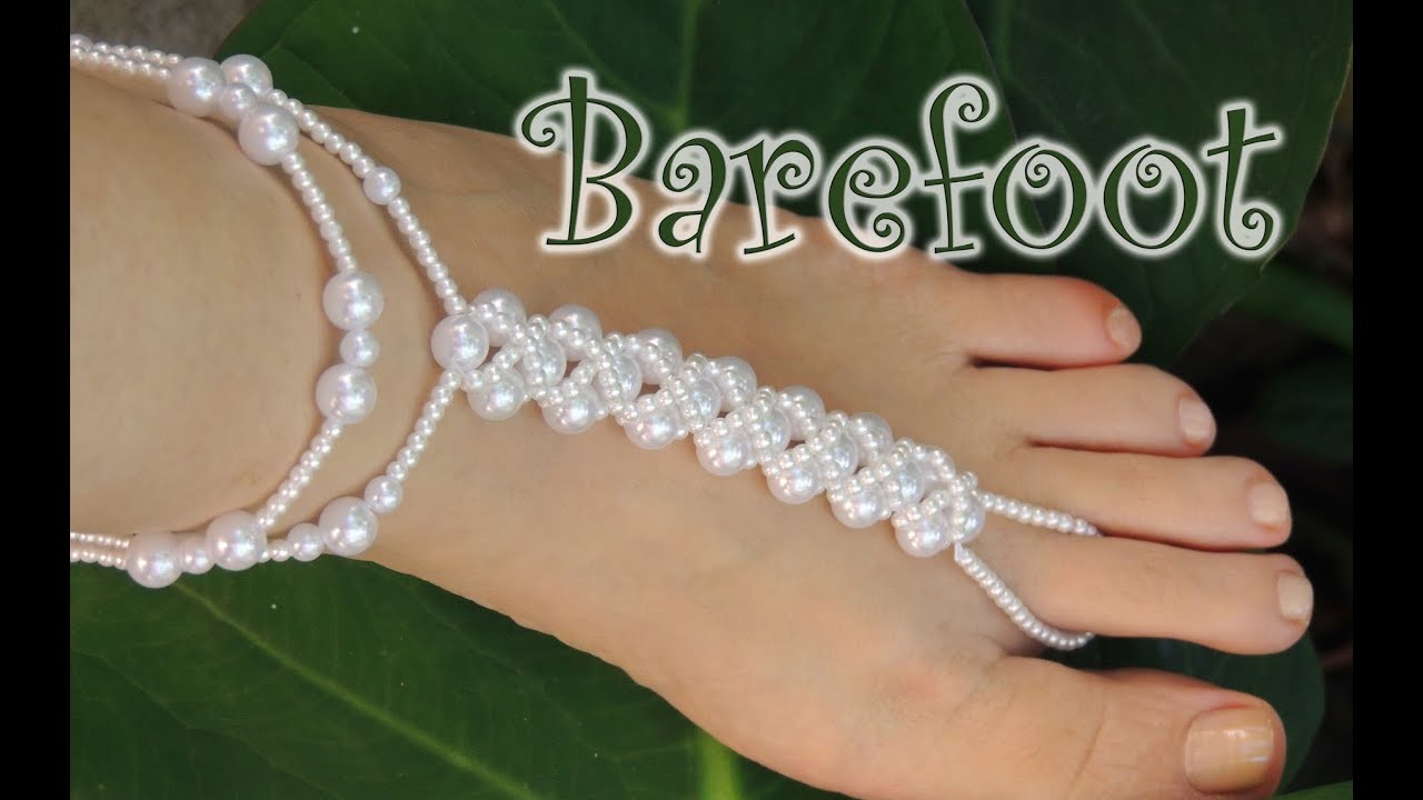 Artesanato passo a passo - sandália pés descalços (barefoot)