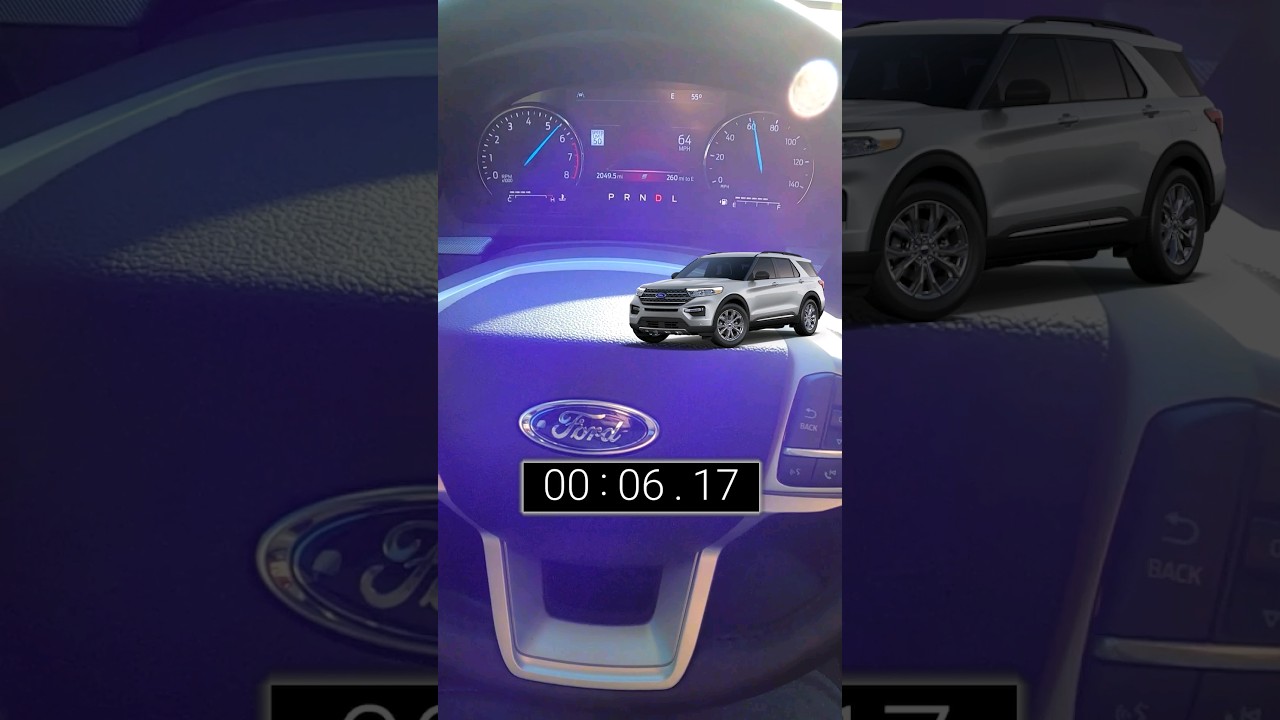 2022 Ford Explorer XLT 0-60 Test | 2.3L 4cyl Turbo | 10 Spd Auto | RWD | 300hp | 310 lb-ft #shorts