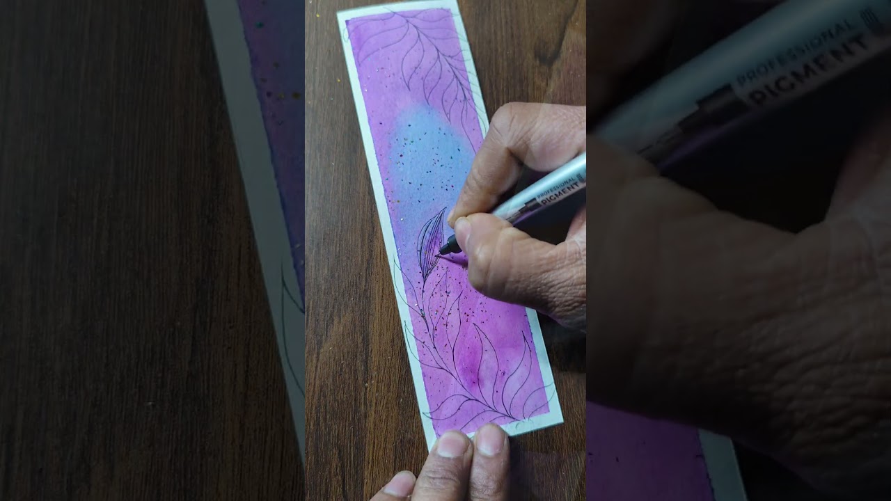 Day- 12 “Glitter Name Bookmark ✨ 