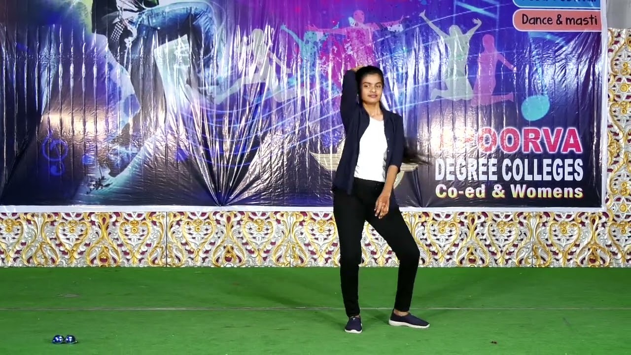 ALLGORHYTHMS 2022 -Psycho Saiyaan song -  Apoorva Degree College, Karimnagar