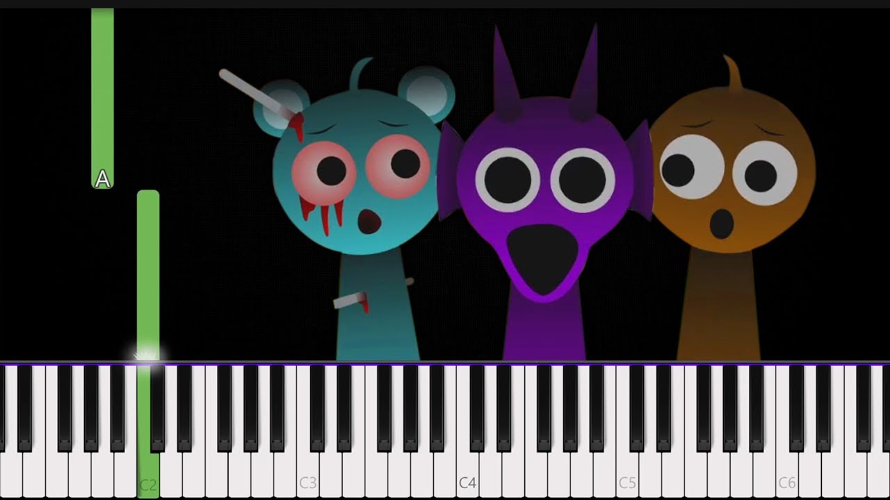 Sprunki Phase 1.5 Sounds 👉 Piano Tutorial